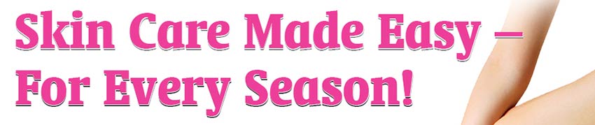 Infographic on skin care