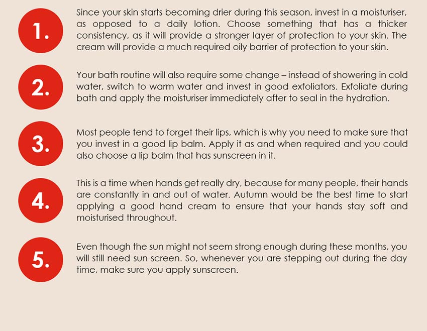 Infographic on skin care for every season_11