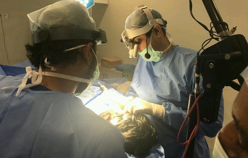 live surgery at haircon 2017