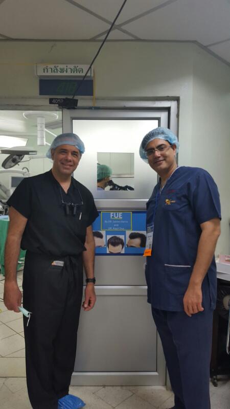 Dr harris and dr kapi dua at 5th Asian Hair Transplant Meeting